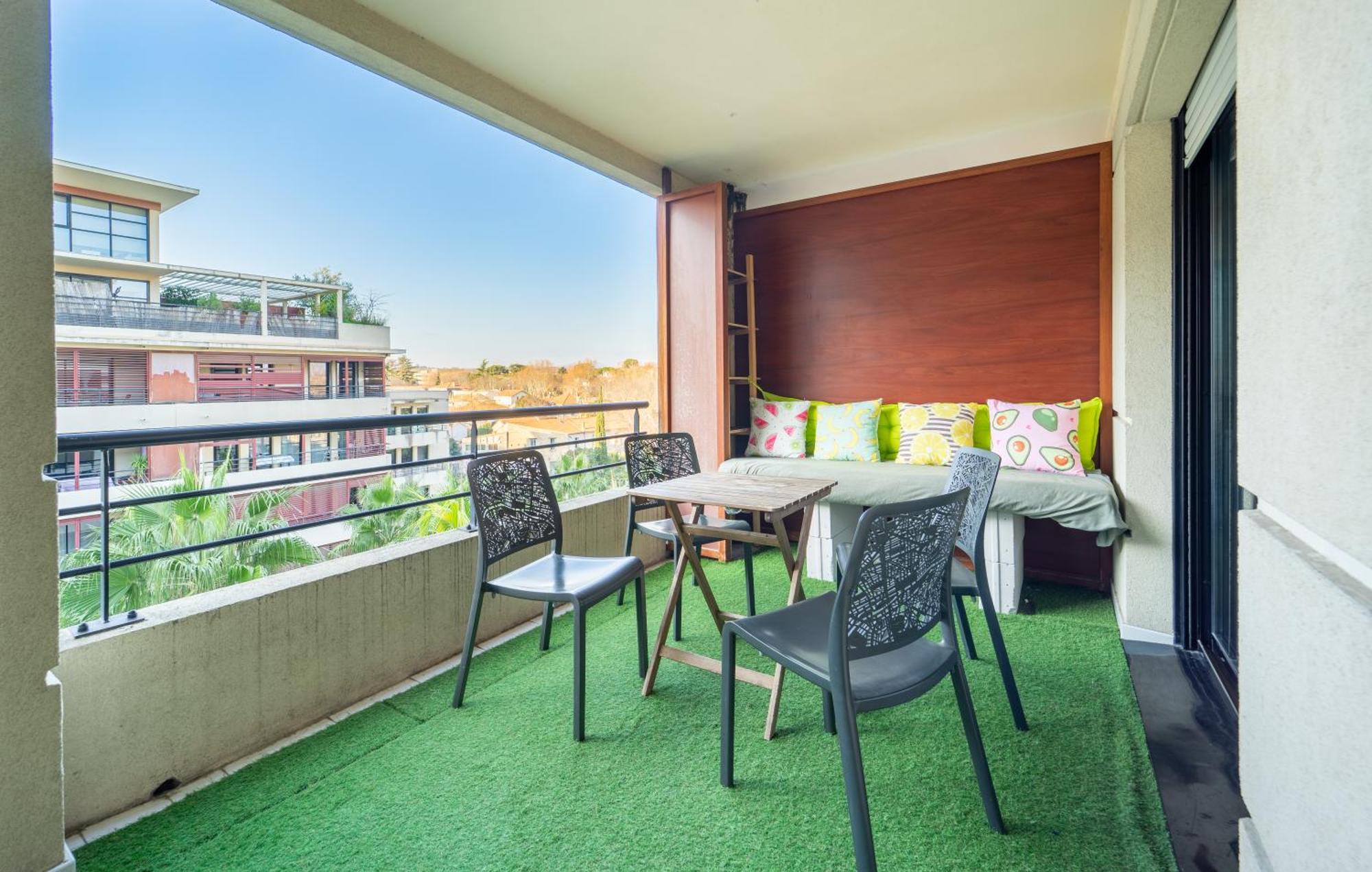Le Dory - Spacieux, Climatisation, Terrasse & Parking Montpellier Exterior foto